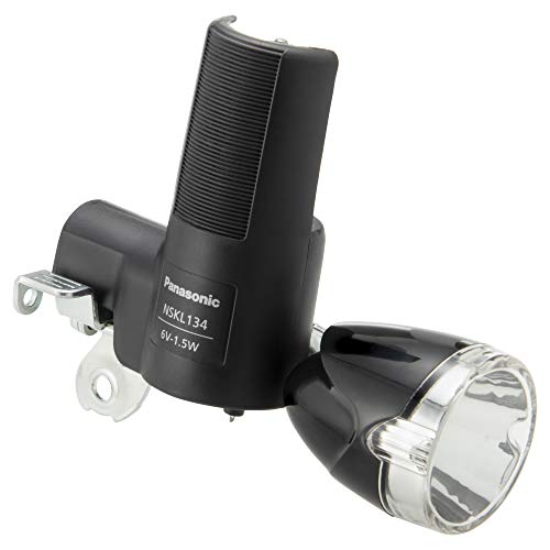 パナソニックPanasonic LED発電ランプ ワイドLED 自転車 ブラック W45×D127×H102mm NSKL134-B