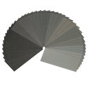 STEBREAM 紙ヤスリ 耐水ペーパー サンドペーパー 93x230mm 42枚 120#150#180#240#320#400#600#80