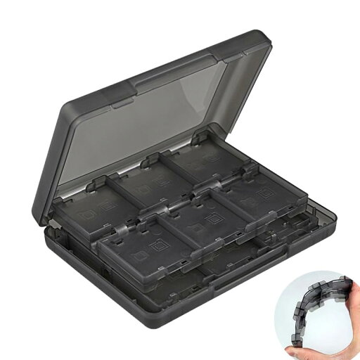 3DS ソフトケース ゲームソフト 大容量 収納 カセット メモリーカード ブラック 3DS ソフトケース ゲームソフト 大容量 収納 カセット メモリーカード ブラック