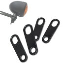 バイク ウインカー用品スウインカーステーベース4個セット オートバイ フロントウインカーステー ベース ステンレス ステー バイク ウインカース