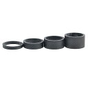 Ruifu 1 1/8 5mm 10mm 15mm 20mmカーボンファイバーワッシャー自転車ヘッドセットステムスペーサキット マット