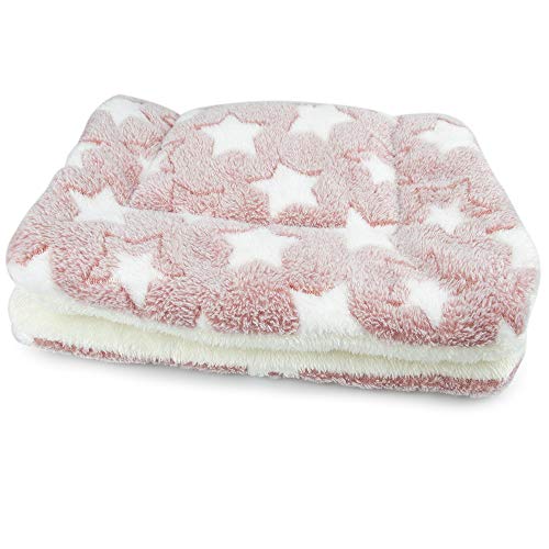 犬猫ペット用 ブランケット 毛布 マット-LUJPOIR タオル ソフト フランネル 秋冬の防寒 暖か 洗える 可..
