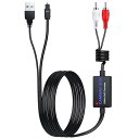 CAMWAY 192kHzデジタルアナログ音声変換器 RCA オスケーブル付き 光デジタル RCA 変換 192kHz DAC コンバータ 1.