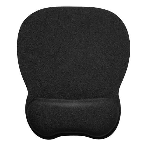 ブラック/長さ235 x 幅 215 mm/EC88T・Color:ブラック・パッケージ個数:1・快適なフォーム充填: ソフトリバウンドメモリーフォームが手首にフィットし、長時間の仕事やゲームでも快適さとサポートを提供，デスクアクセサリー・...