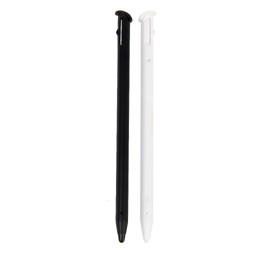 ノーブランド品New 3DS用 タッチペン 2本セット 白と黒 ノーブランド品New 3DS用 タッチペン 2本セット 白と黒