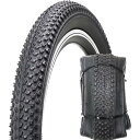 MOHEGIA 20インチ マウンテンバイク タイヤ: 20×2.125インチ MTB自転車タイヤ - 折り畳み式 交換用タイヤ - ブラック