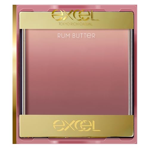 excelエクセル オーラティック ブラッシュ AB08 ラムバター チーク グラデーション