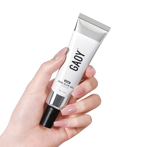 GAOY ネイルチップ専用接着ジェル 大容量30g ネイルグルー ソリッドタイプ 高密着 超強力接着 手で押さ..