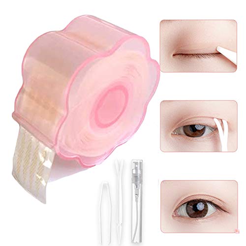 メッシュ アイテープ 二重まぶた ふたえテープ 360枚6ヶ月分 水で貼り付け・バレない・三タイプ選べる..