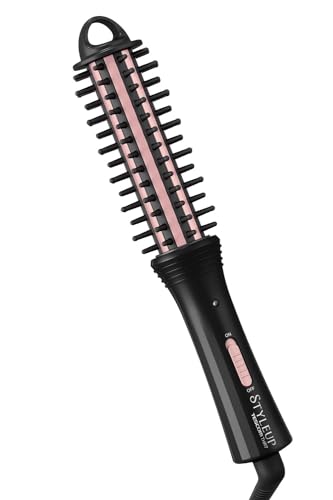 THR7-Kブラック ロールブラシヘアーアイロン