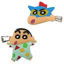マリモクラフト クレヨンしんちゃんヘアクリップクセがつきにくい 前髪クリップ 2個セット/しんのすけB