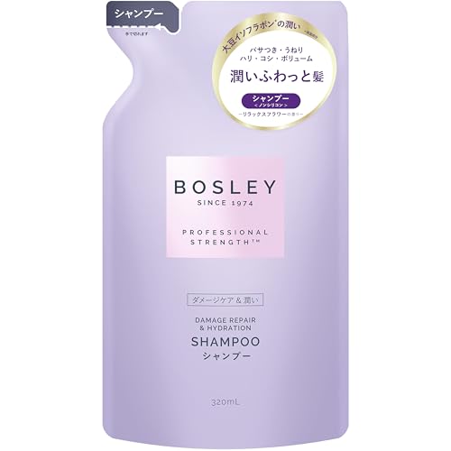 Bosley リニューアル ボズレー シャンプー 詰め替え リラックスフラワーの香り 320ml
