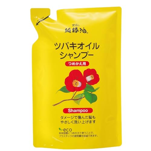 黒ばら本舗 ツバキオイル シャンプーつめかえ 380ml ダメージ 補修 保湿 うるおい