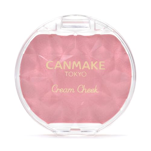 キャンメイク クリームチークパールタイプ P06 スウィートコーラル ツヤ 高発色 コーラル
