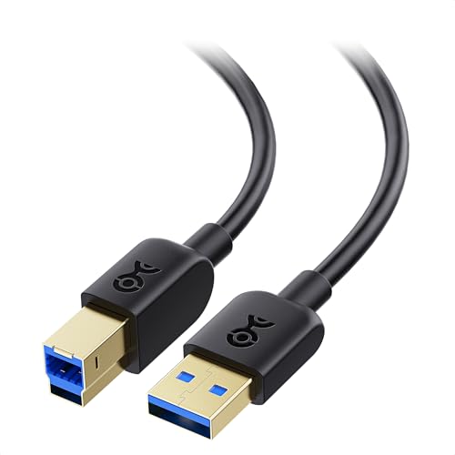 Cable Matters 5Gbps USB 3.0 ケーブル - 3m、USB 3.0 A B ケーブル、タイプA オス - タイプB 3.