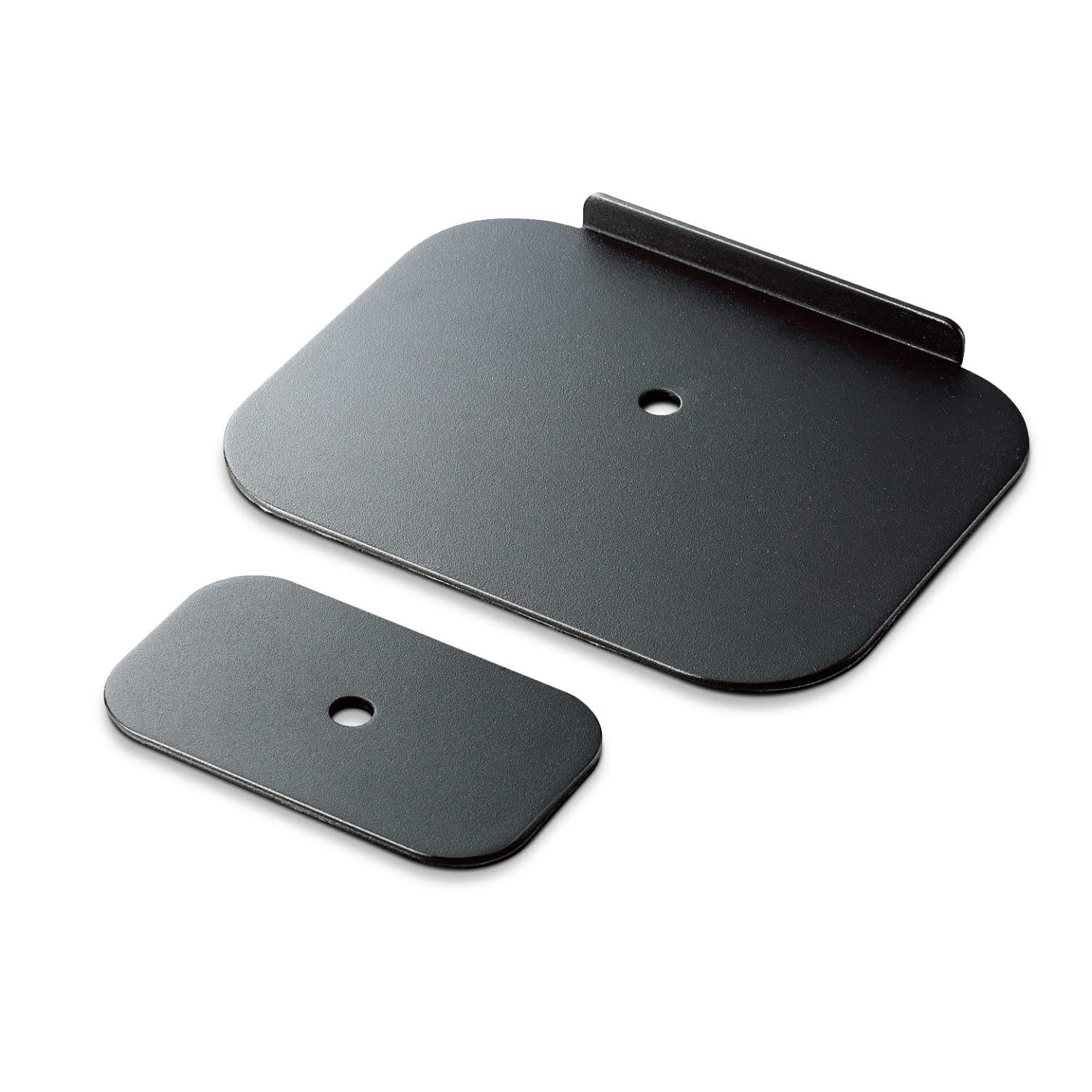 エレコム モニターアーム補強プレート 固定 クランプ式/グロメット式 対応 傷防止 デスク保護 保護シート付 ブラック DPA-RP01BK