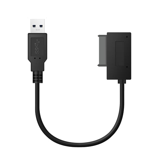 USB -7+6 13ピン スリムライン SATA ケーブルアダプター ノートパソコン CD DVD ROM 光学ドライブ用 US..