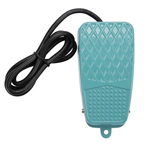 TFS-2フットペダルスイッチ ノンスリップ フットスイッチアルミ合金製電気リセットフットペダルスイッ..