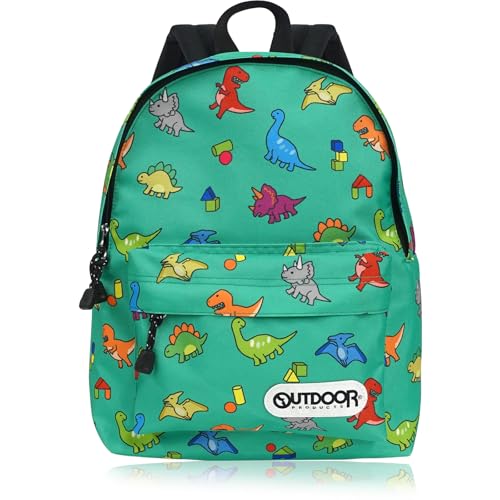 アウトドアプロダクツ リュック 総柄 B5収納 大容量 遠足 リフレクトテープ 恐竜 小花 ハート ネームシ..
