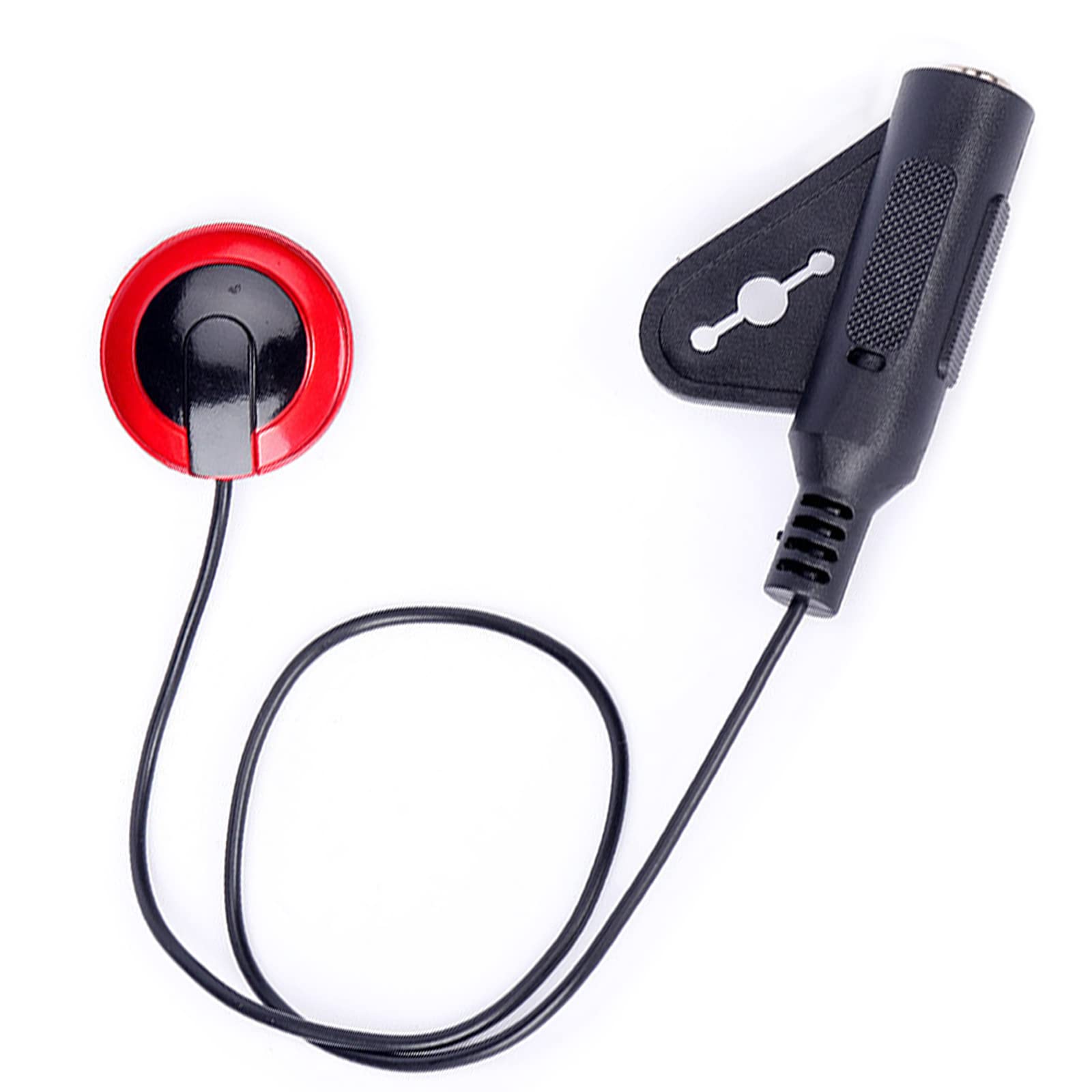 YFFSFDC ギター ピックアップ ピエゾピックアップ 外部音除去 ギター/マンドリン/バイオリン/ウクレレ用 クリップ式 長さブラック マイ