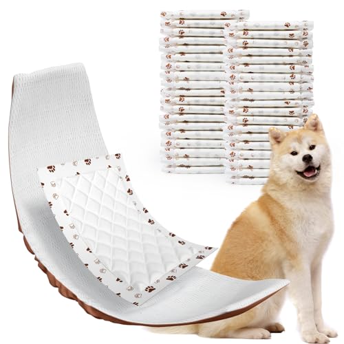 犬用おむつパッド 男の子 女の子兼用マナーパッド おむつ マナーベルト サニタリーパンツと一緒に使用..