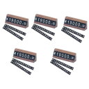 5個セット プライスカード 木製 おしゃれ プライス台 セット 10枚プライス数字プレート 値札 キューブ 価格表示 プライスキューブ ディスプ