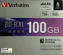 バーベイタム 4倍速対応BD-R XL 5枚パック 100GB ホワイトプリンタブル VBR520YP5D1