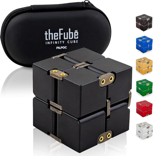 PILPOC theFube Infinity Cubeフィジェットトイ 高品質アルミ製 インフィニティキューブ ストレス解消 グッズ 大人用お