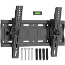 ORMGZIN 可傾式壁掛けテレビ金具 26〜65インチ対応軽量薄型4K LCD LED 液晶ティルト式テレビ壁掛け金具VESA100x100m