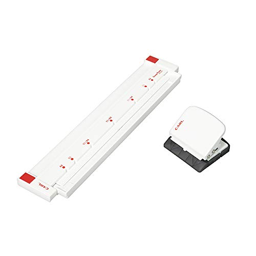 カール事務器CARL ルーズリーフパンチ ゲージパンチ A4/B5対応 5枚 ホワイト 日本メーカー GP-2630-Wのサムネイル