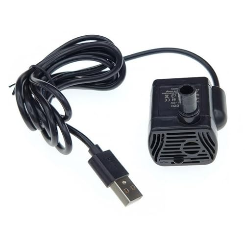 YBGGJO 水中ポンプ 小型 ポンプ 吐出量200L/H DC3.5V-9V 揚程0.4-1.5M USB給電 3w 静音 調節可能 高省エネ