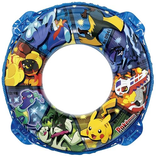 イガラシ ポケモン70cmウキワ ブルーロープ付き 膨らんだ状態のウキワの内周は約95~100cm AHD-70D