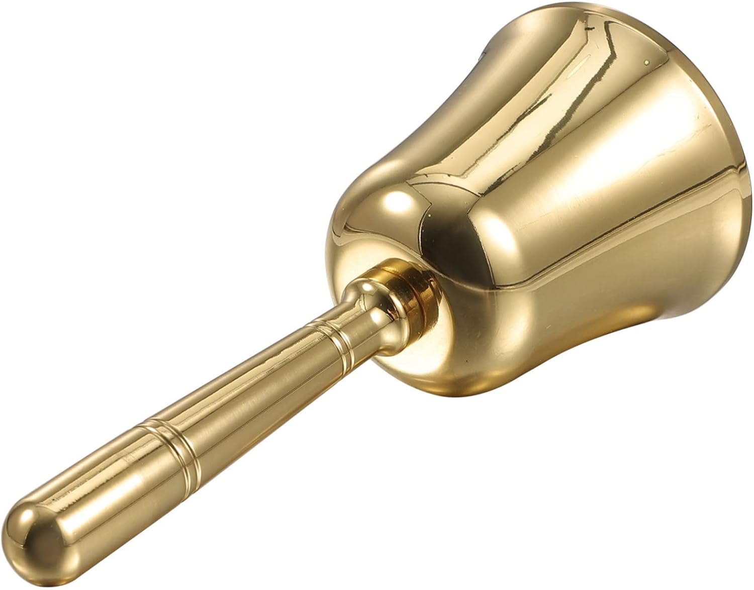 ハンドベル 呼び鈴 ディナーベル 手振りベル 卓上ベル 真鍮 鐘 呼び出しベル レストラン お店 飲食店 くじ引き 抽選 祭り用品 打楽器 ゴー