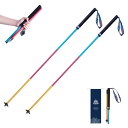 TRIWONDER トレイルランニング専用ポール 2本セット 折りたたみ式 超軽量 トレランポール トレッキングポール 登山ストック ウォーキン