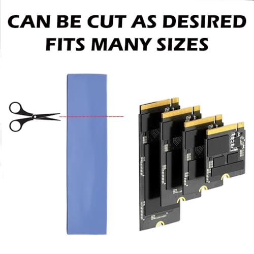 CTRICALVER 30シート3種類の厚さ0.5mm、1.0mm 、1.5 mm熱伝導性シリコンパッド に適用冷却 SSD CPU GPU L