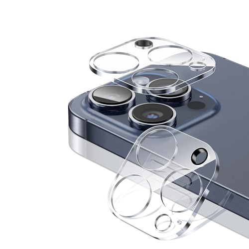 Sungale iPhone15 Pro / iPhone15 Pro Max 用カメラフィルム カメラレンズ 保護カバー ?化ガラス 極薄 日