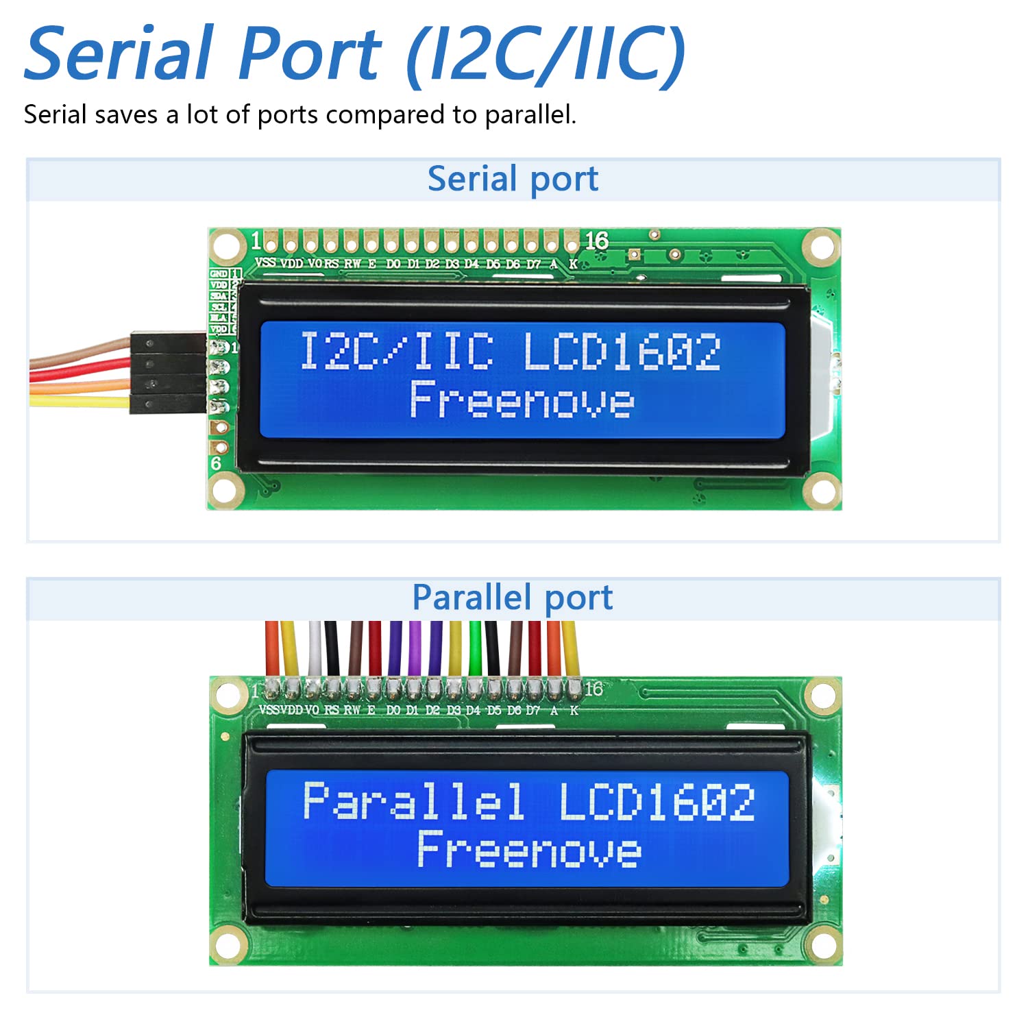 Freenove I2C LCD 1602モジ...の紹介画像3