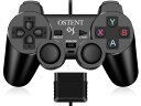OSTENT コントローラー 有線 アナログ ゲームパッド ジョイスティック ジョイパッド Sony プレイステーション PS2 PS1 PS(2)