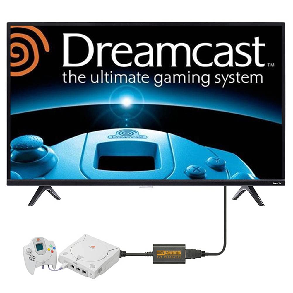 DC用 HDMIコンバーター ドリームキャスト to HDMI変換器 プラグアンドプレイ PAL/NTSC対応 HDMIケーブル付属
