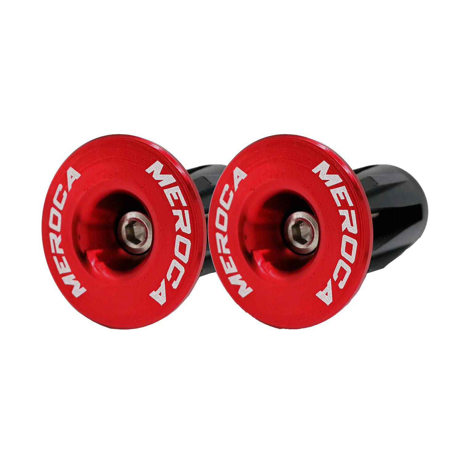 LANODO 自転車 バーエンドキャップ ロードバイク ハンドル エンドキャップ 1ペア 滑り止め 軽量 耐久性..