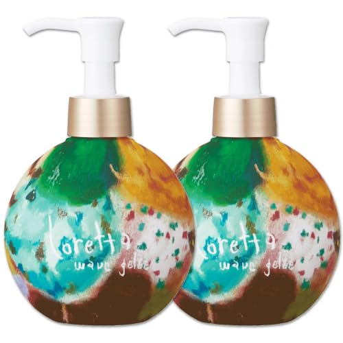 ロレッタ ウェーブジュレ×2個セット ヘアジェル スタイリングジェル ウォーターベース ツヤ ウェット感 くっきり アレンジ パーマ パーマ復活