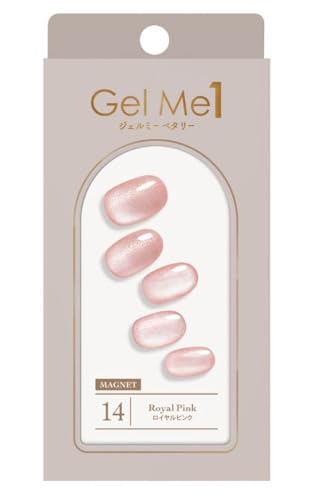 ジェルミーペタリー 2025年春定番カラー 14ロイヤルピンク Gel me 1 ジェルネイル ネイルシール セルフ..