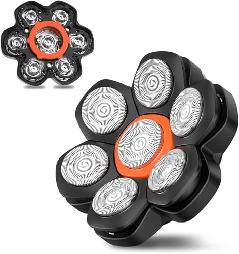 MAXGROOM スキンヘッド用シェーバー 替刃 7D 磁気式 シェーバー 交換用