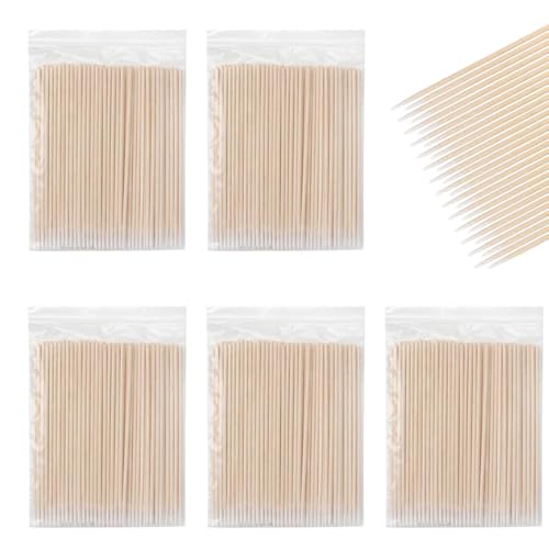 サムコス 極細綿棒 約500個入り 精密綿棒 化粧道具 使い捨て 家庭用品 ウェザリング 使い捨て 耳クリー..