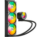 upHere 簡易水冷ARGB CPUクーラー 360mmラジエーター搭載 120mmPWMファン水冷システム cpu cooler aio L(2)