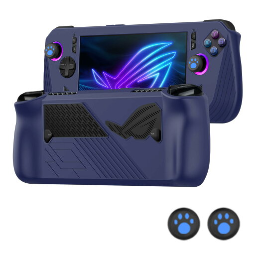 Rog Ally X 保護ケース Mosasa シリコン製 キズ防止 耐久性 耐衝撃 ノンスリップ 完全保護カバー 親指グリップキャップ2枚 滑 Rog Ally X 保護ケース Mosasa シリコン製 キズ防止 耐久性 耐衝撃 ノンスリップ 完全保護カバー 親指グリップキャップ2枚 滑