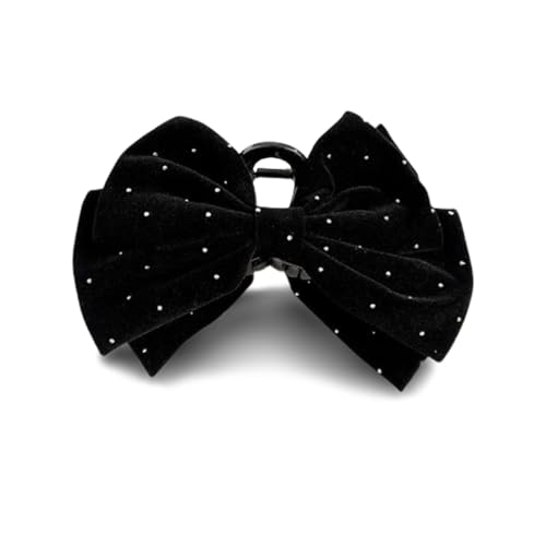 RFHUDJIヘアピンチューバリボンバンドルピンベルベット型人造ダイヤヘアピンおしゃれ大人の日常通勤通学ヘアアクセサリーエレガントなデザインで一