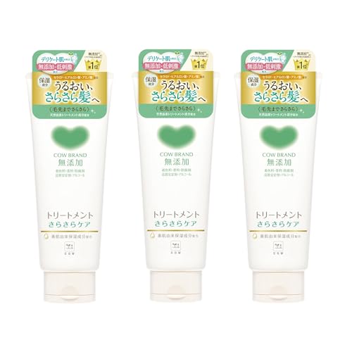 まとめ買いカウブランド 無添加トリートメント さらさら 180g×3個