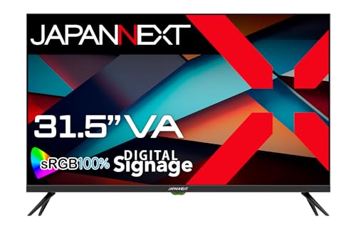 JAPANNEXT 31.5インチ VAパネル搭載 FWXGA1366x768解像度 液晶モニター JN-SV322HD HDMI ビデオ/音声
