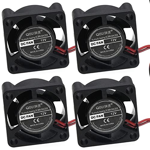 ANMBEST 4DC 12V 0.08A 2510Ų֥饷쥹֥饸ѥե2ԥ֥饷쥹2.5 CMե25 ...